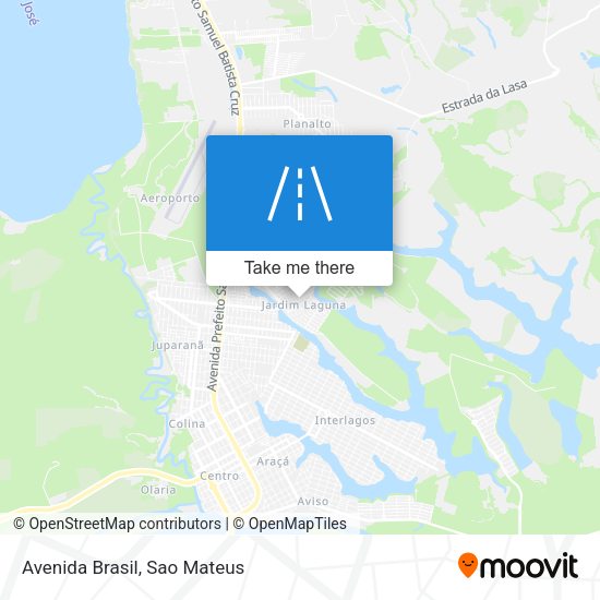 Avenida Brasil map