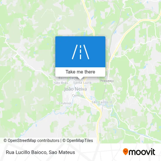 Rua Lucillo Baioco map