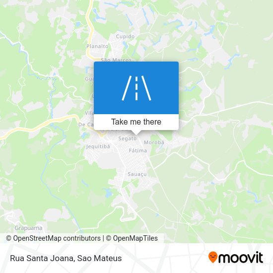 Rua Santa Joana map