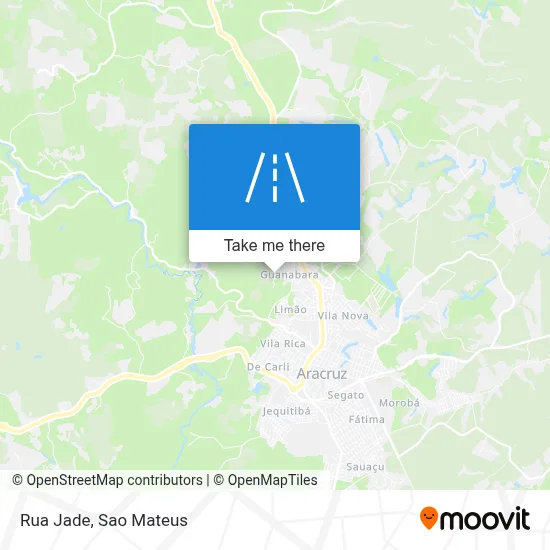 Rua Jade map