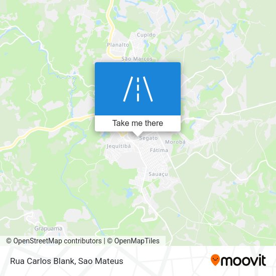 Rua Carlos Blank map