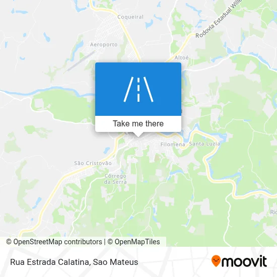 Rua Estrada Calatina map