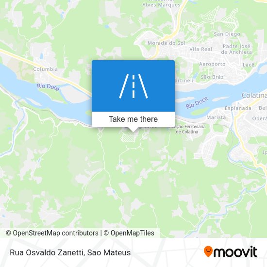 Rua Osvaldo Zanetti map