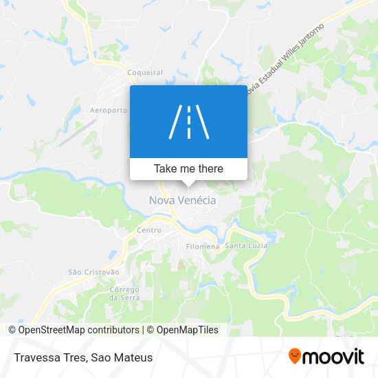 Travessa Tres map