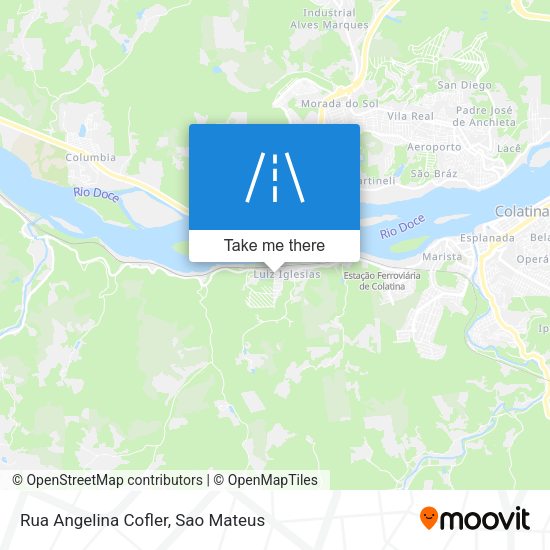 Rua Angelina Cofler map