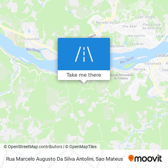 Rua Marcelo Augusto Da Silva Antolini map