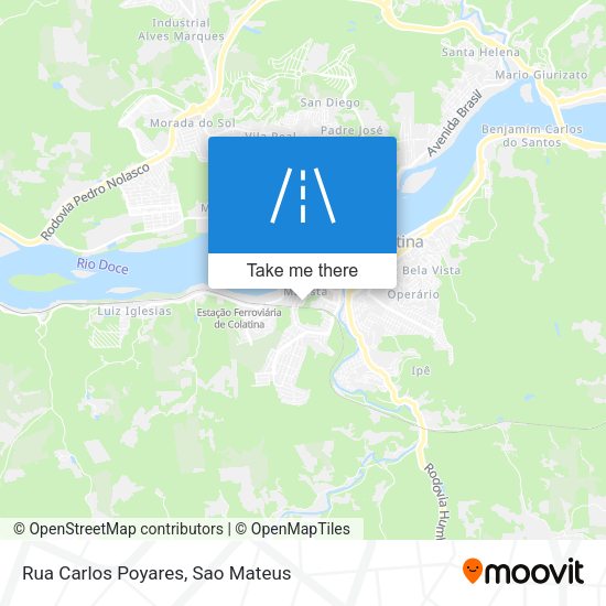 Rua Carlos Poyares map