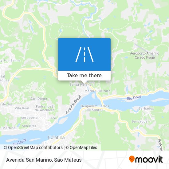 Avenida San Marino map