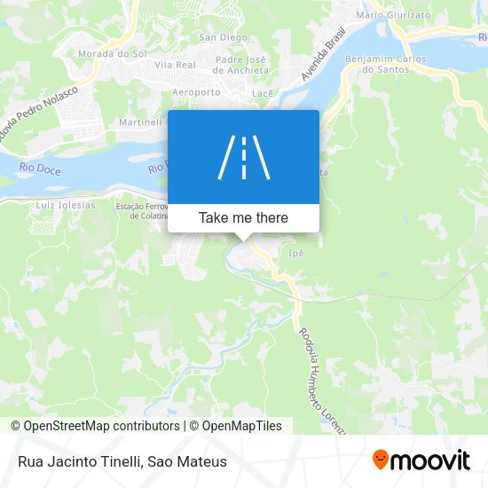 Rua Jacinto Tinelli map