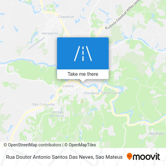Rua Doutor Antonio Santos Das Neves map