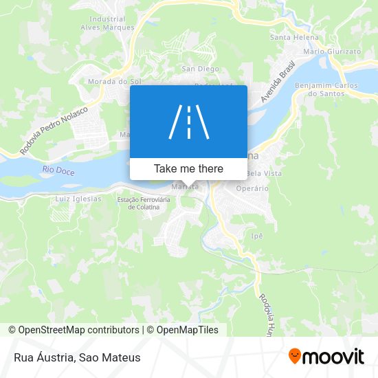 Rua Áustria map