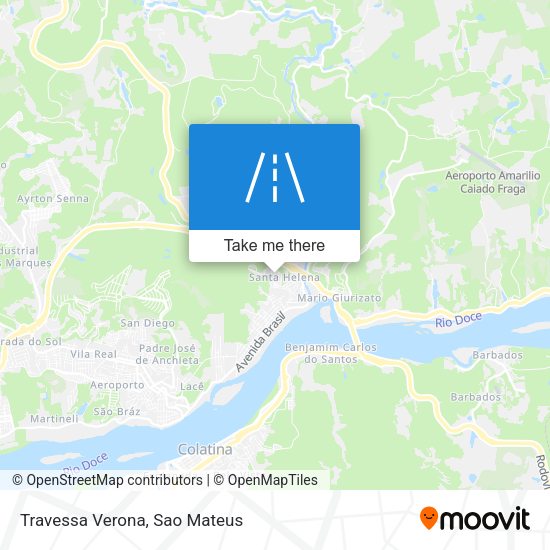 Travessa Verona map