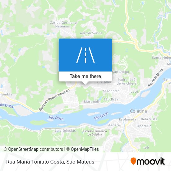 Rua Maria Toniato Costa map