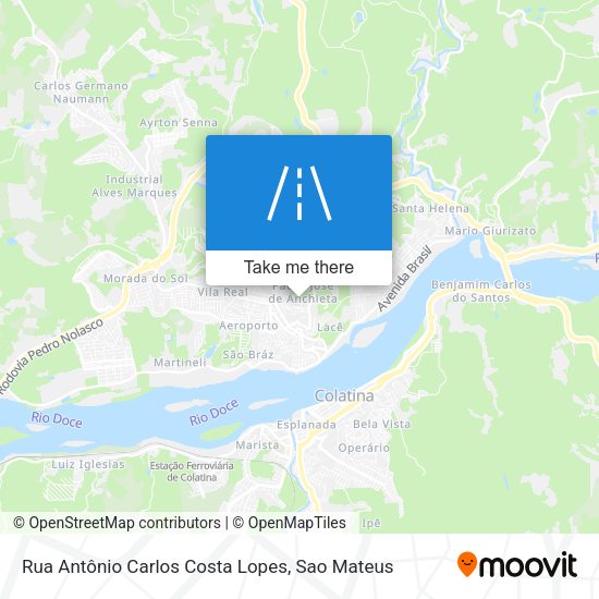 Rua Antônio Carlos Costa Lopes map