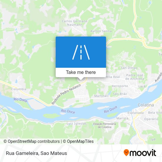 Rua Gameleira map