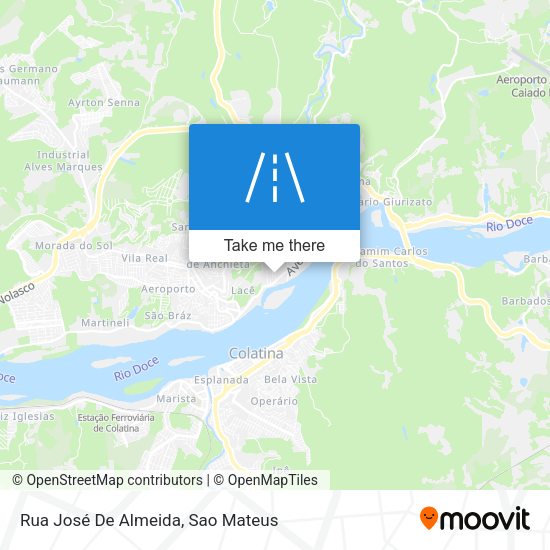 Rua José De Almeida map