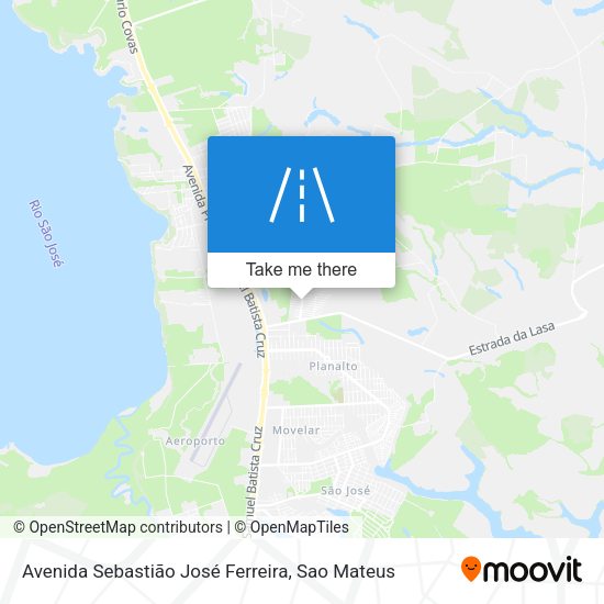 Avenida Sebastião José Ferreira map