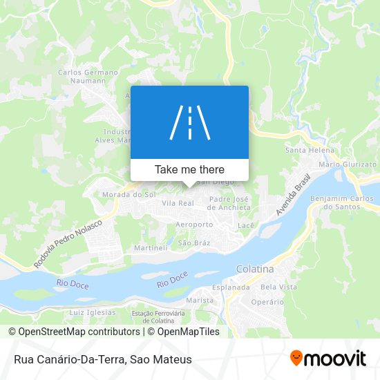 Rua Canário-Da-Terra map