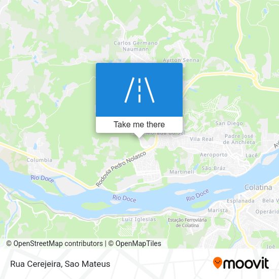 Rua Cerejeira map