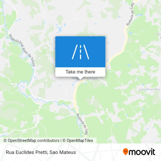 Rua Euclides Pretti map