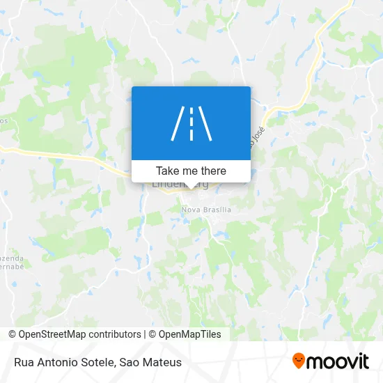 Rua Antonio Sotele map
