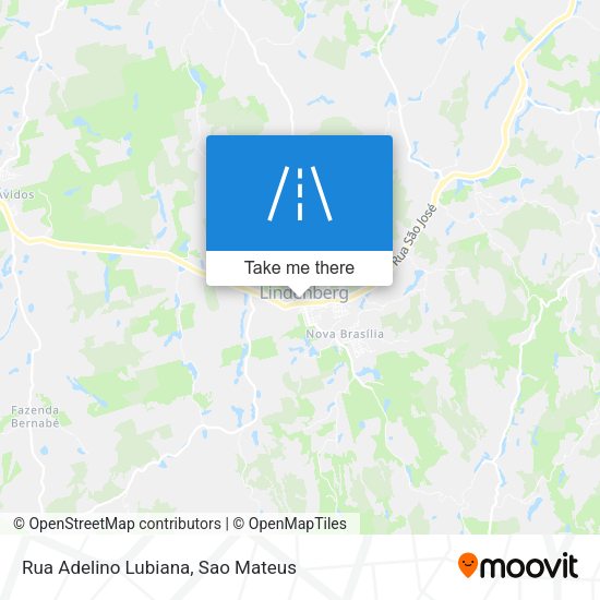 Rua Adelino Lubiana map