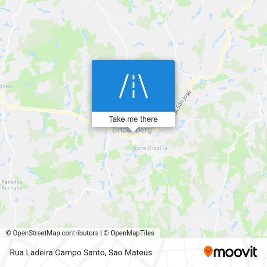 Rua Ladeira Campo Santo map