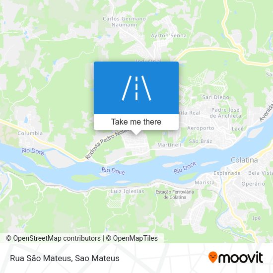 Rua São Mateus map