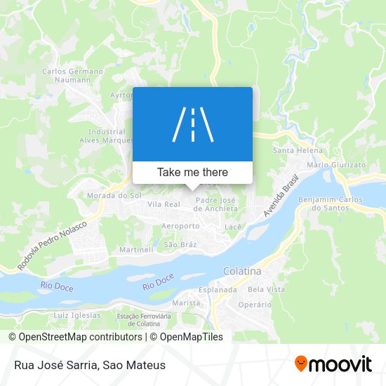 Rua José Sarria map