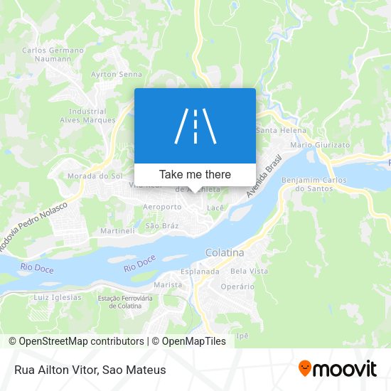 Rua Ailton Vitor map
