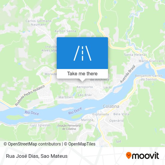 Rua José Dias map
