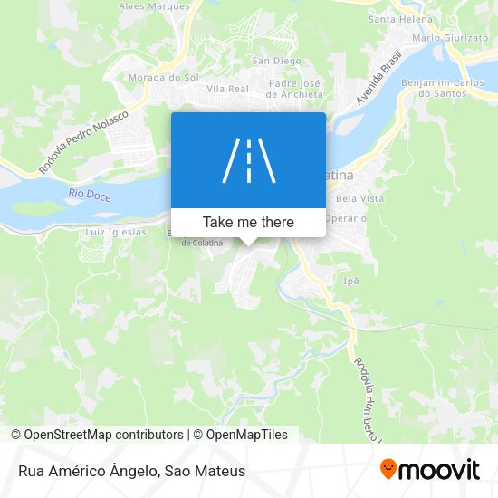 Rua Américo Ângelo map