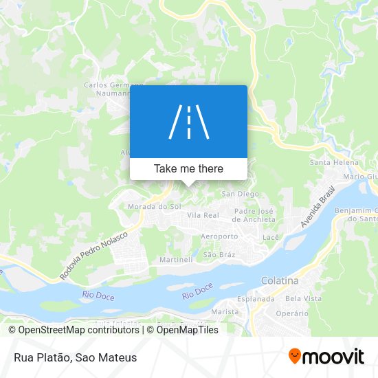 Rua Platão map