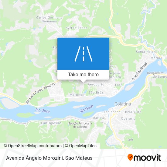 Avenida Ângelo Morozini map