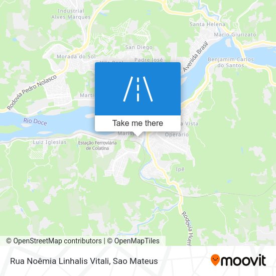 Rua Noêmia Linhalis Vitali map