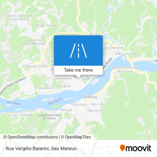 Rua Vergílio Balarini map