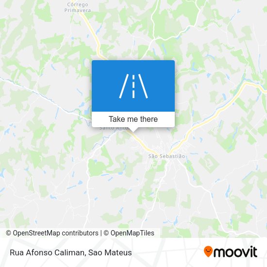 Rua Afonso Caliman map