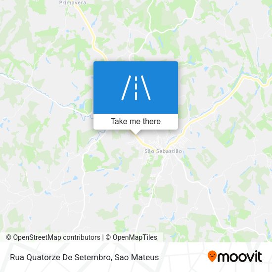 Rua Quatorze De Setembro map