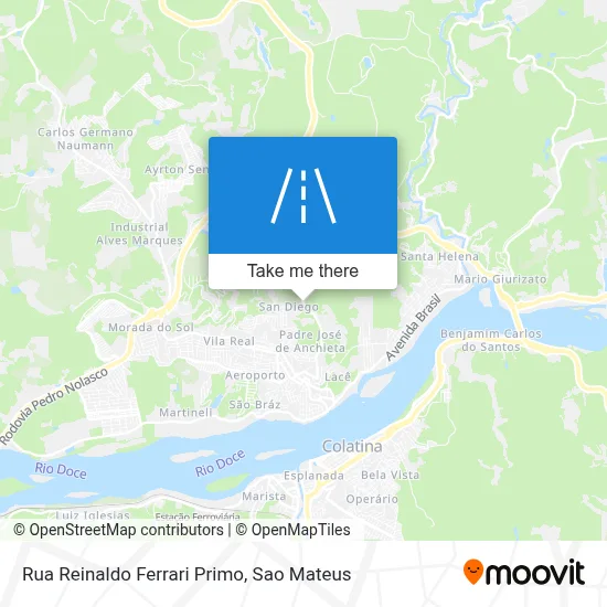 Rua Reinaldo Ferrari Primo map