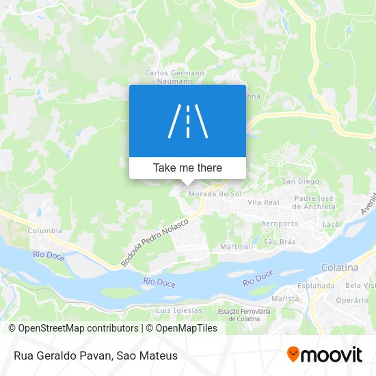 Rua Geraldo Pavan map