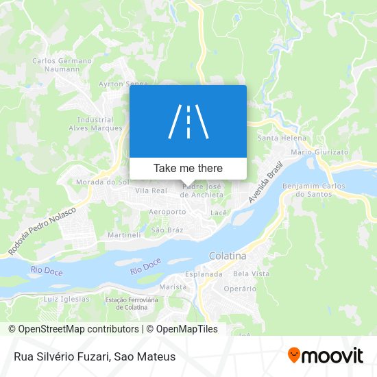 Rua Silvério Fuzari map
