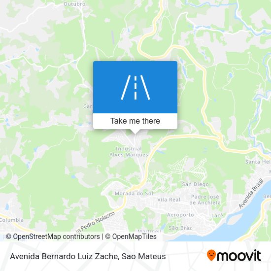 Avenida Bernardo Luiz Zache map