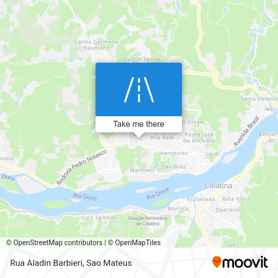 Rua Aladin Barbieri map