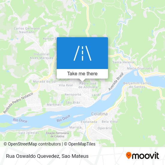 Rua Oswaldo Quevedez map