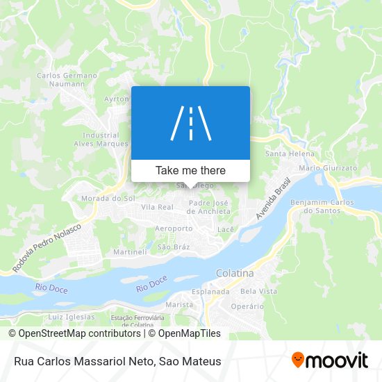 Rua Carlos Massariol Neto map