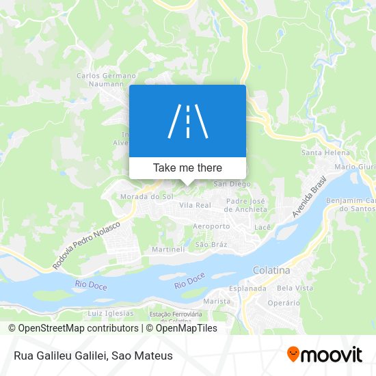 Rua Galileu Galilei map