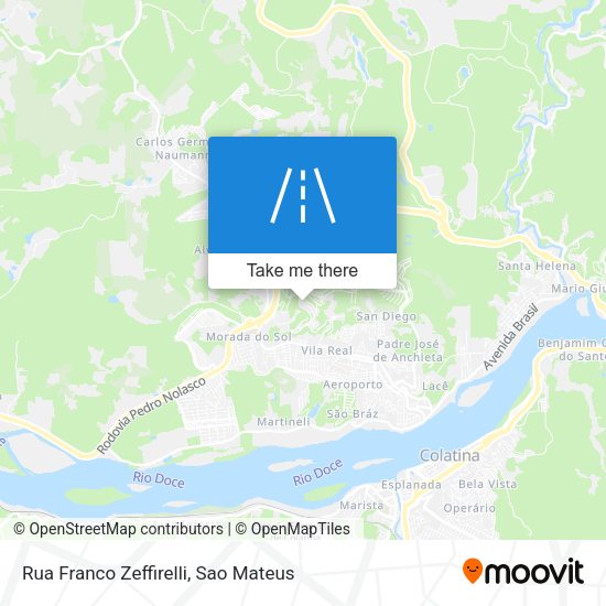 Rua Franco Zeffirelli map