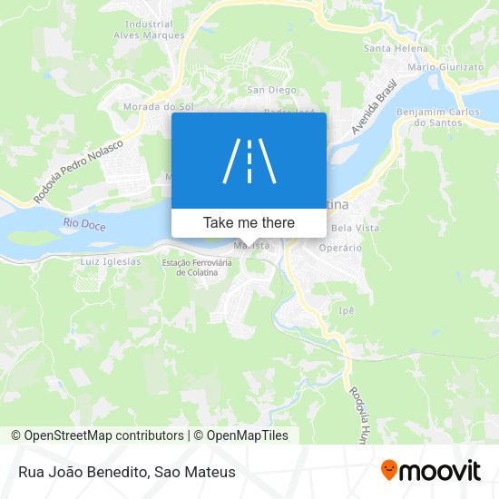 Rua João Benedito map