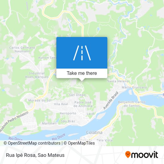 Rua Ipê Rosa map