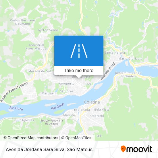 Avenida Jordana Sara Silva map
